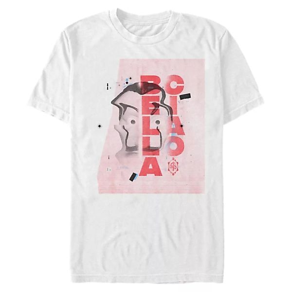 Netflix - Haus des Geldes - Mask Warped Collage - Männer T-Shirt günstig online kaufen