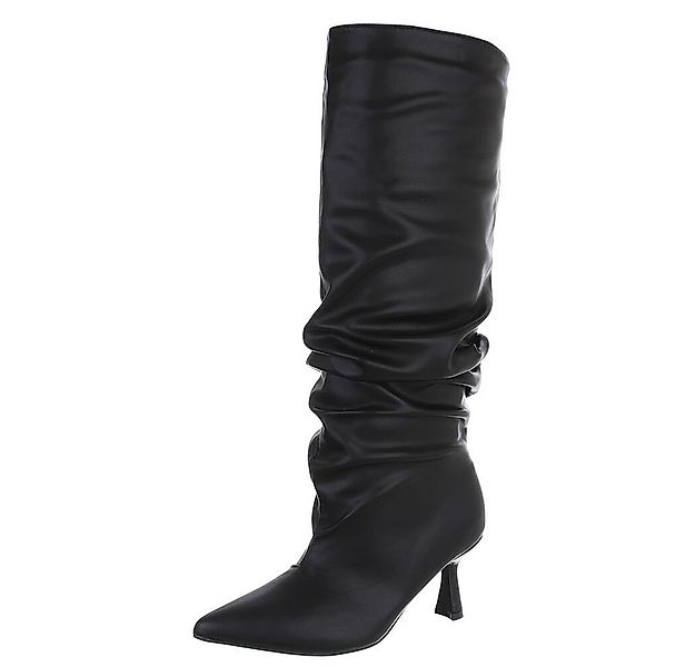 Ital-Design Moderne Slouch-Stiefel mit spitzer Zehenform für Damen Stiefel günstig online kaufen