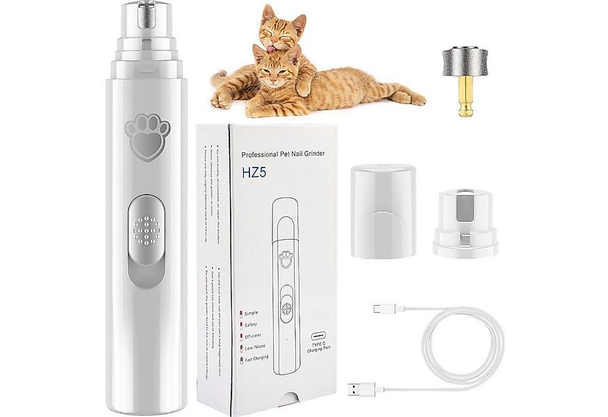 OKWISH Krallenschleifer Elektrischer Krallenschneider Krallen Nagelfeile Hu günstig online kaufen