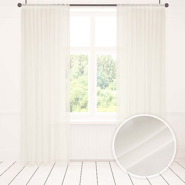 Asphald Gardine Faltenband 1:2,5 Gardine auf günstig online kaufen