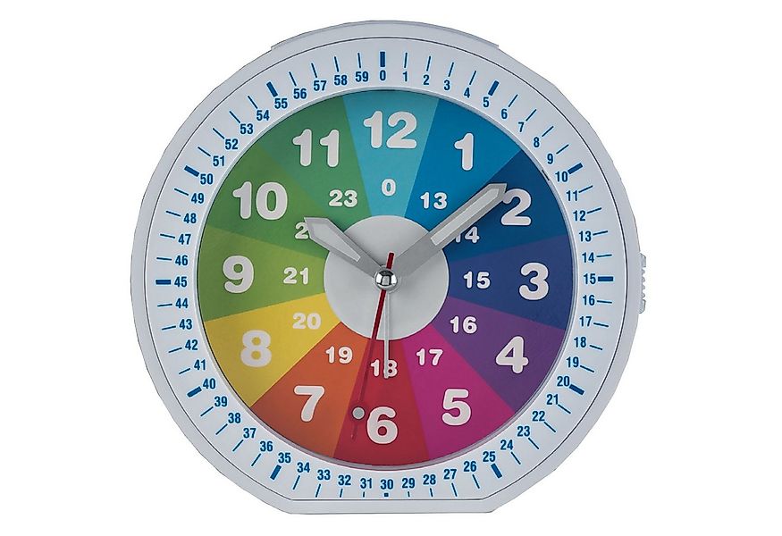 Miraval Quarzwecker Miraval Kinderwecker weiß mit Licht & Snooze Mit Lichtf günstig online kaufen