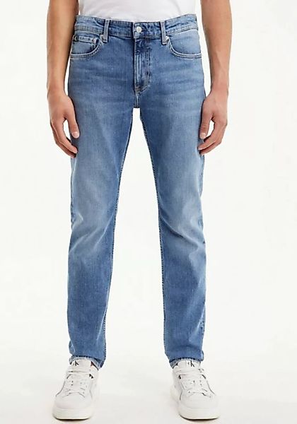 Calvin Klein Jeans Tapered-fit-Jeans SLIM TAPER mit Calvin Klein Leder-Badg günstig online kaufen