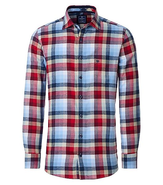 Redmond Langarmhemd kariert Comfort Fit günstig online kaufen