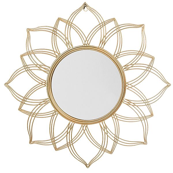 Beliani Dekospiegel MILLY Gold 4x67x67 günstig online kaufen