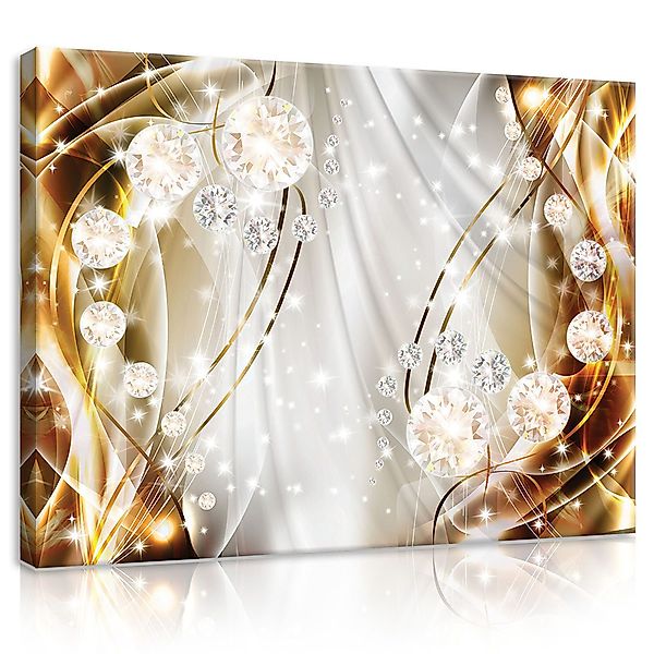 Wallarena Leinwandbild Abstrakt Modern Wandbild Leinwand günstig online kaufen