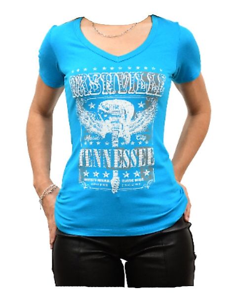 Westernlifestyle T-Shirt Nashville Music City Westernshirt günstig online kaufen