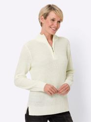 Sieh an! Strickpullover Stehkragenpullover günstig online kaufen