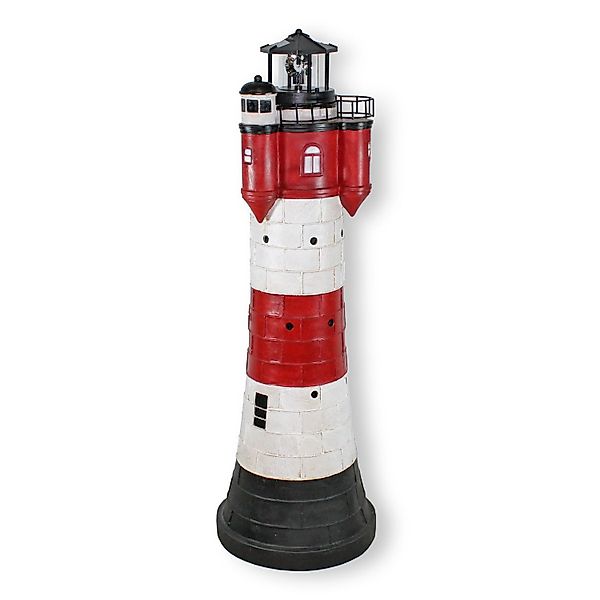 Fachhandel Plus Gartenfigur Leuchtturm Roter Sand günstig online kaufen