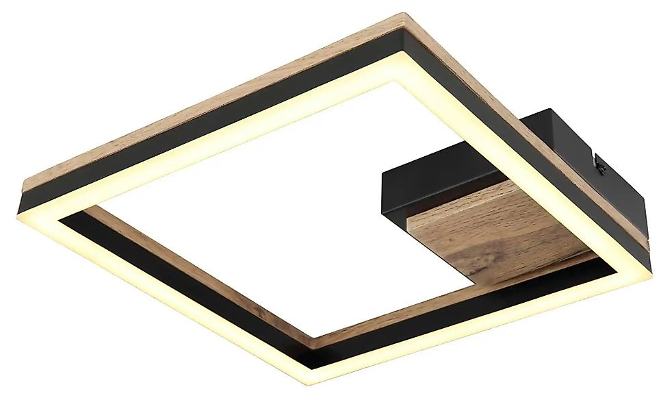 Globo Lighting Deckenleuchte   ¦ schwarz ¦ Maße (cm): B: 27 H: 5,4 T: 27.0 günstig online kaufen