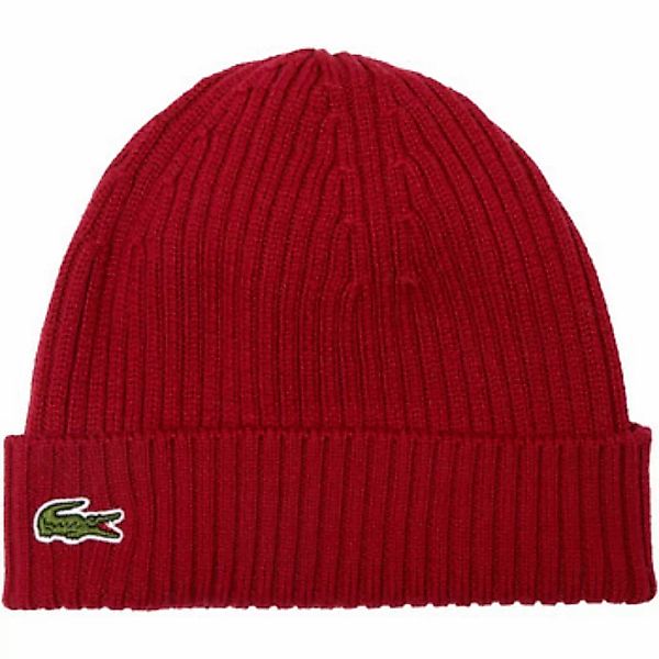 Lacoste Strickmütze Accessoires - Mütze (bordeaux) günstig online kaufen