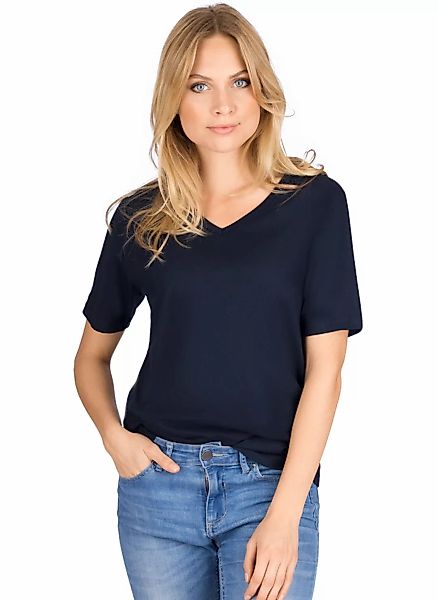 Trigema T-Shirt "TRIGEMA V-Shirt aus 100% Bio-Baumwolle (kbA)", (1 tlg.) günstig online kaufen