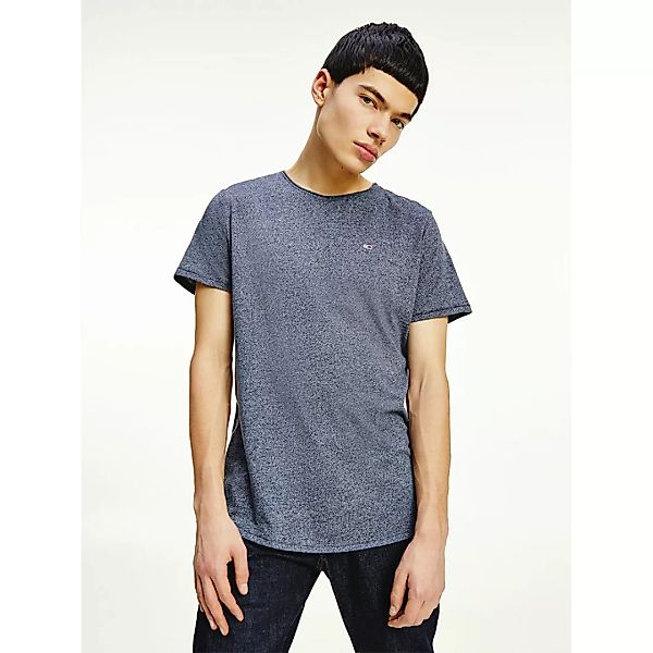 Tommy Jeans Slim Jaspe Kurzärmeliges T-shirt XS Twilight Navy günstig online kaufen