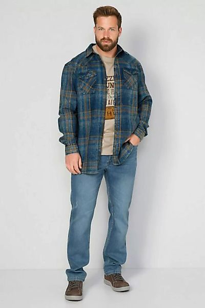 John F. Gee Businesshemd Jeanshemd aus reiner Baumwolle günstig online kaufen