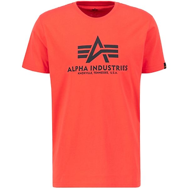 Alpha Industries  T-Shirt Basic T-Shirt - radiant red günstig online kaufen