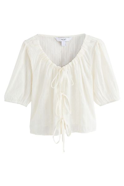 Next Blusenshirt Top mit Puffärmeln zum günstig online kaufen