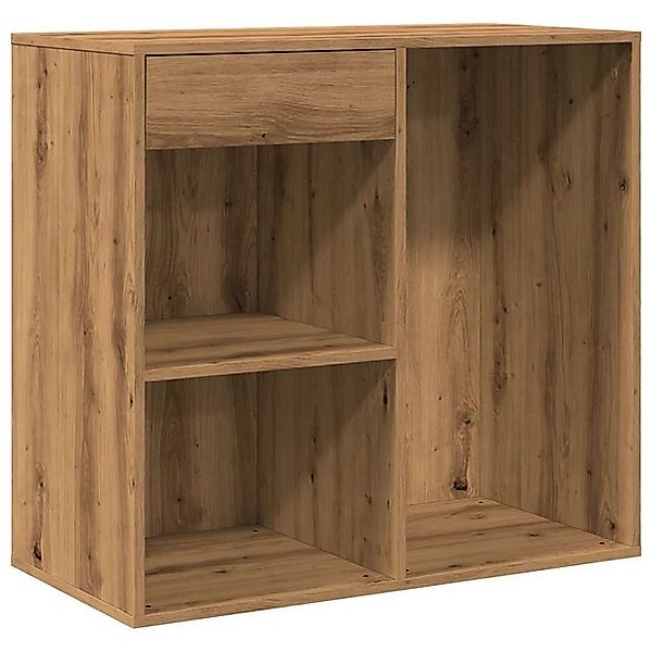 vidaXL Schuhschrank Kosmetikschrank Artisan-Eiche 80x40x75 cm Holzwerkstoff günstig online kaufen