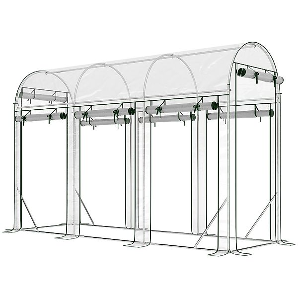 Outsunny Tunnelgewächshaus 3 m², Garten-Tunnelgewächshaus 295x100x197cm mit günstig online kaufen