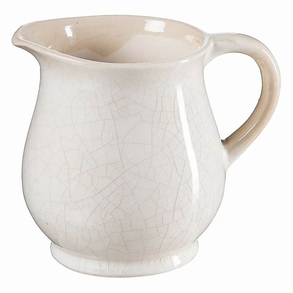 Vase 20 X 15 X 17,5 Cm Aus Keramik Beige günstig online kaufen