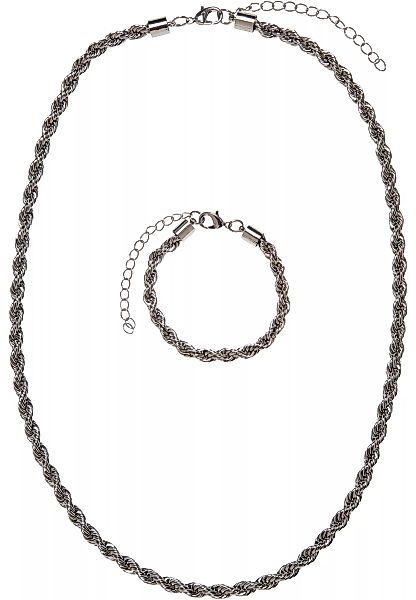 URBAN CLASSICS Schmuckset "Accessoires Charon Intertwine Necklace And Brace günstig online kaufen