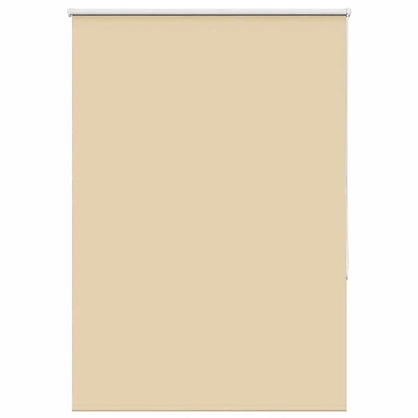vidaXL Verdunkelungsrollo Beige 100x130cm Stoffbreite 95,7cm Polyester 4010 günstig online kaufen
