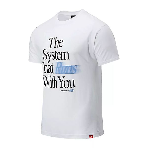 New Balance Essentials System Kurzarm T-shirt L White günstig online kaufen