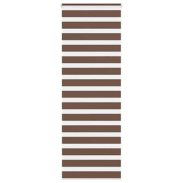 vidaXL Doppelrollo Braun 85x230 cm Stoffbreite 80,9 cm Polyester 4014388 günstig online kaufen