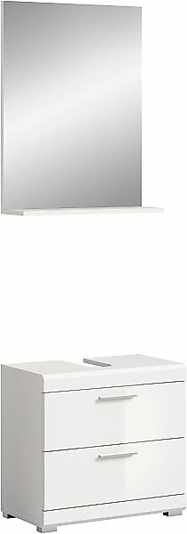 welltime Badmöbel-Set "Siena, 2 teilig, bestehend aus: Waschbeckenunterschr günstig online kaufen