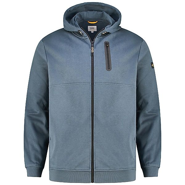 camel active Sweatjacke aus Baumwollmischung Farbe dunkelblau Größe: 4XL günstig online kaufen