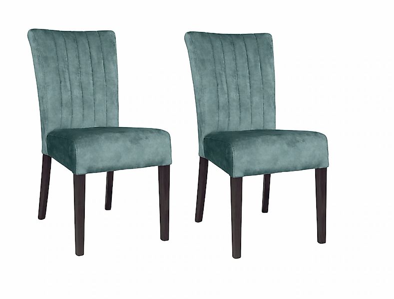 Home affaire 4-Fußstuhl (Set) 2 Stk.vertikale Nähte in der Rückenlehne günstig online kaufen