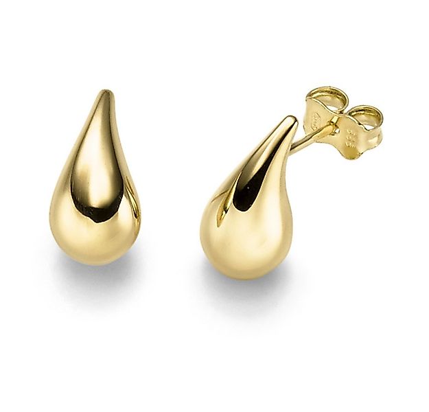 Schmuck Krone Paar Ohrstecker Paar Ohrstecker Tropfen 13x6,7mm aus 585 Gelb günstig online kaufen