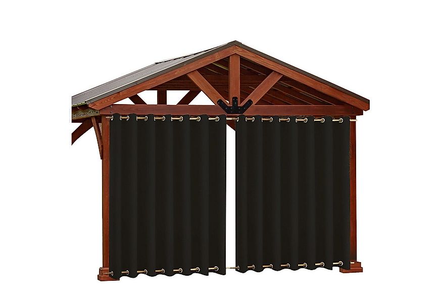 Rosnek Outdoorgardine Extra groß, wasserdicht, Verdunkelung, für Terrasse R günstig online kaufen