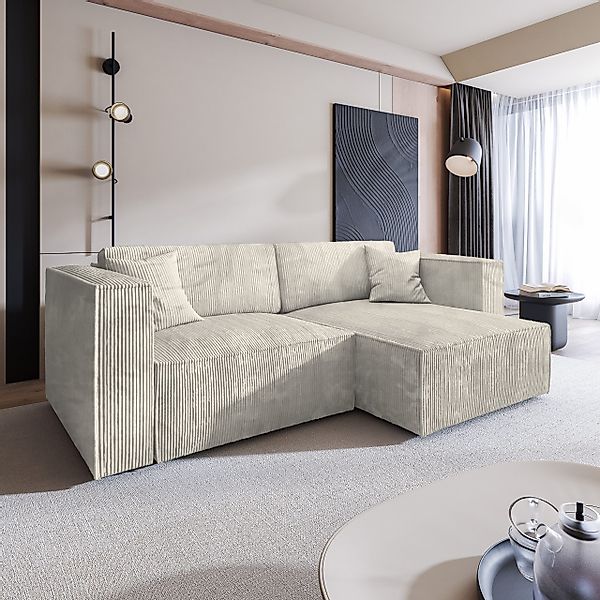 Masseno Ecksofa NERIO mit Schlaffunktion L-Form, günstig online kaufen