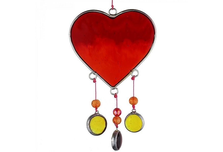 mitienda Fensterdekoration Fensterdeko Herz rot, Suncatcher Herz günstig online kaufen