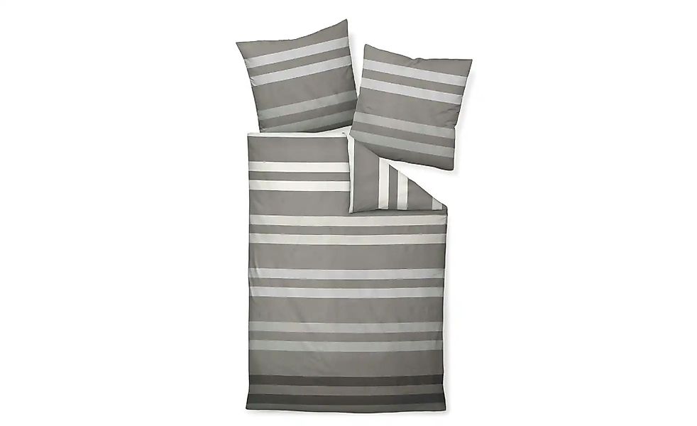 Janine Bettwäsche-Set   ¦ grau ¦ Maße (cm): B: 135 Bettwaren > Bettwäsche > günstig online kaufen