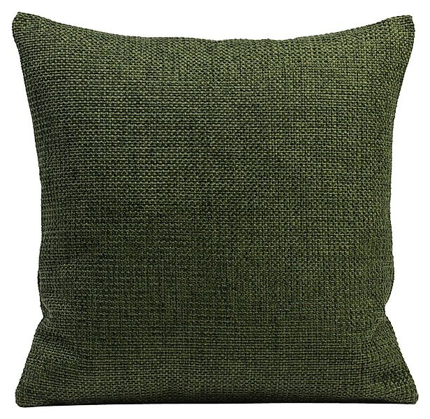 Gözze Kissenhülle DALLAS, Grün, Uni, Kunstfaser, 50 x 50 cm, (1 Stück) günstig online kaufen
