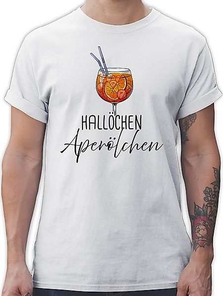Shirtracer T-Shirt Hallöchen Aperölchen I Aperol Spritz Mädelsabend I Apero günstig online kaufen