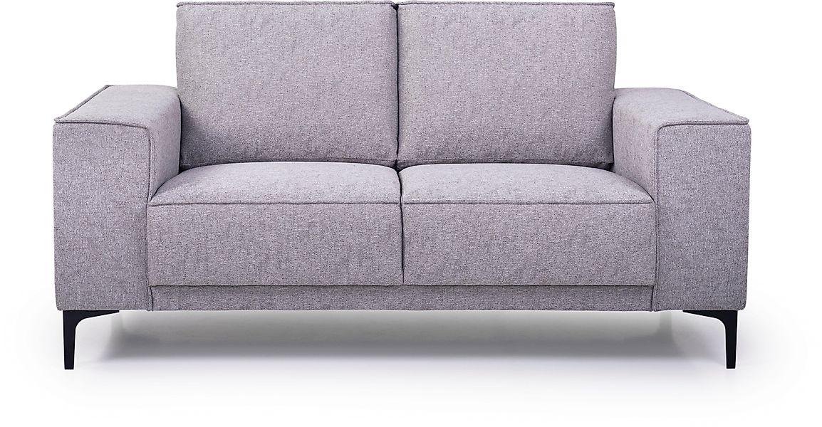 Places of Style 2-Sitzer "Kompaktsofa Oland, Struktur, Flachgewebe, Luxus-M günstig online kaufen