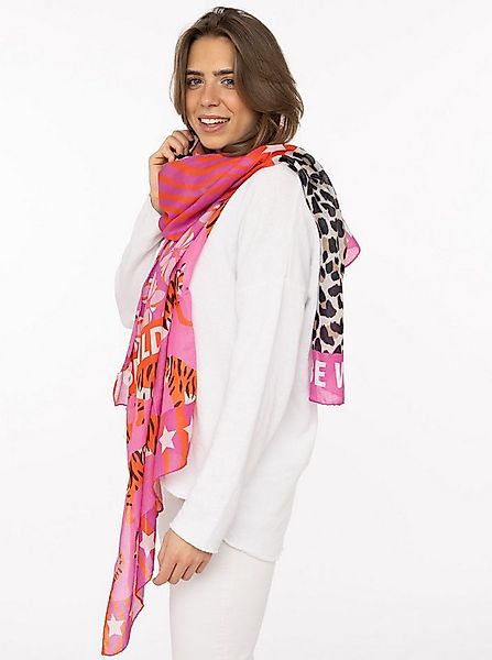 Zwillingsherz Schal " Tiger Star", Animal Mustermix, transparenter Look, Sc günstig online kaufen