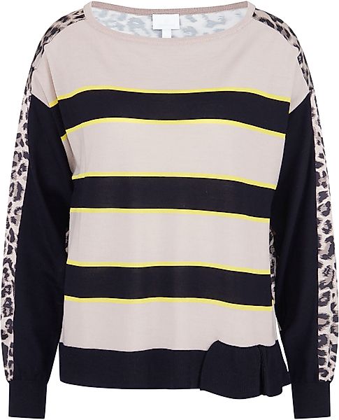 Sportalm Kitzbühel Rundhalspullover mit Animalprint günstig online kaufen