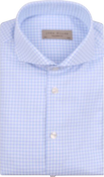 John Miller Hemd Kariert Hellblau - Größe 44 günstig online kaufen