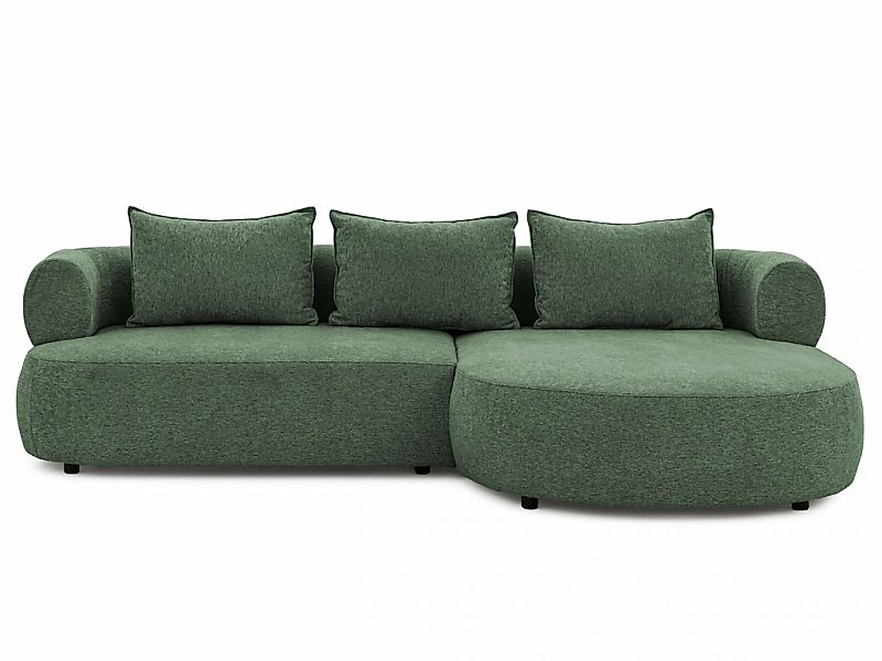 Home affaire Ecksofa »LUSSAC L-Form Design-Sofa mit Zierkissen, Maße B/T/H: günstig online kaufen