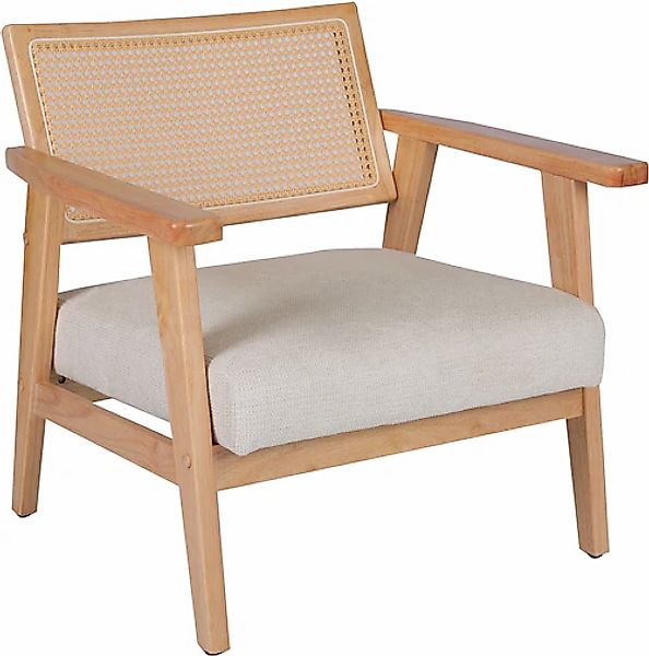 Home affaire Loungesessel »VILLAINE«, Einzelsessel, Rattan-Sessel mit Wiene günstig online kaufen