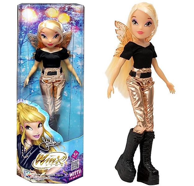 Winx Club Anziehpuppe Stella Fashion Puppe Winx Club Metallic Look günstig online kaufen