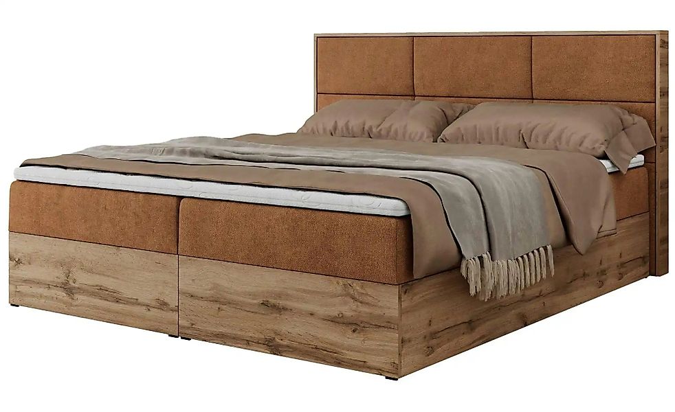 Boxbett mit Bettkasten Albero 2 ¦ orange ¦ Maße (cm): B: 148 H: 104 Betten günstig online kaufen
