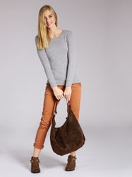 Caspar Langarmshirt MUSE SRT024 figurfreundliches Damen günstig online kaufen