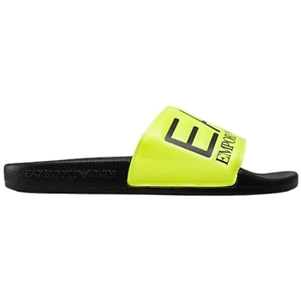 Emporio Armani EA7  Pantoffeln 7X000108 M2007-YELLOW FLUO/BLACK Jaune günstig online kaufen