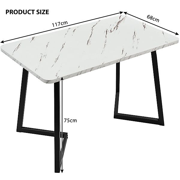 Flieks Esstisch (117*68*75 cm, 1-St., nur günstig online kaufen
