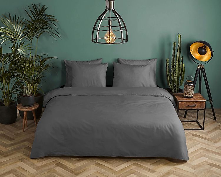 hip Bettwäsche "Hip Uni" 2 Stk. tlg. 100% Baumwolle, Mako-Satin, 135x200, U günstig online kaufen