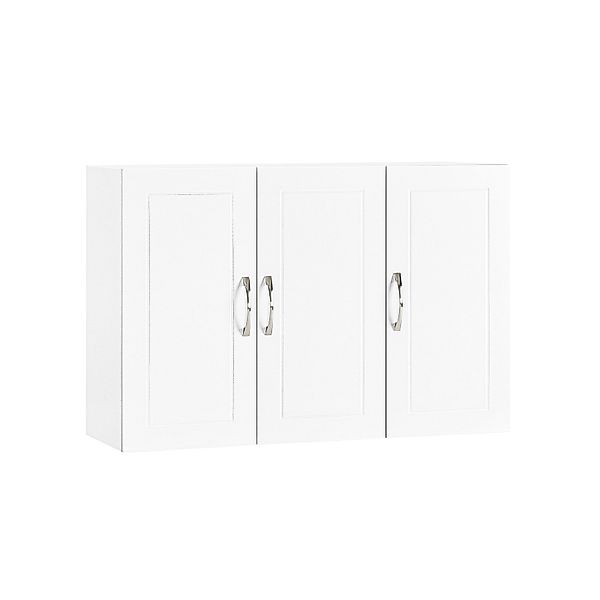 SoBuy Hängeschrank Badezimmerschrank mit Verstellbarem Regal 90x60x30cm Wei günstig online kaufen