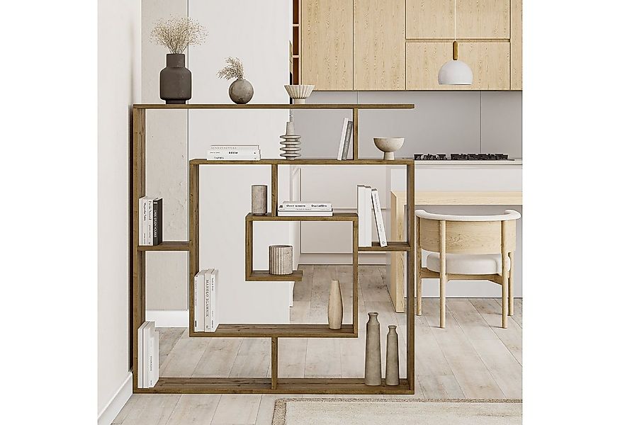 Decortie Bücherregal Labirent, Modernes Bücherregal, Raumtrenner, 125 x 22 günstig online kaufen